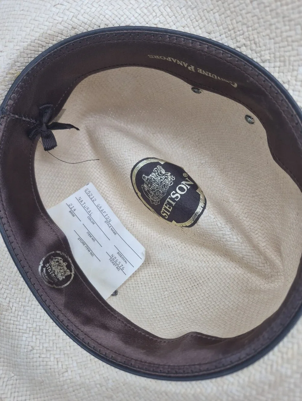 Stetson Graffton Straw Fedora Hat